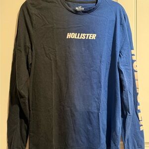Hollister Navy Long Sleeve Tee